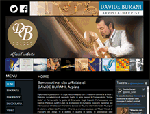 Tablet Screenshot of davideburani.com